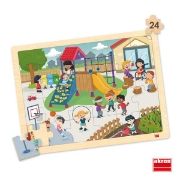 Image de Set de 4 puzzles mon école inclusive
