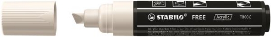 Image de Stabilo free acrylic T800C, Blanc