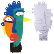Image de Visages déstructurés à la manière de Picasso, les 5