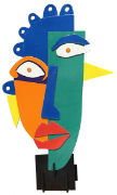Image de Visages déstructurés à la manière de Picasso, les 5