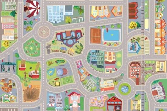 Image de Vmat - Tapis de jeu la ville