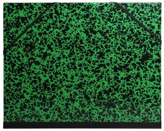 Image de Farde à dessin en carton rigide vert 52 x 72 cm