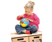 Image de Globe des continents Montessori