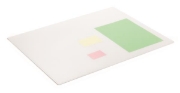 Image de Sous-main transparent et bords arrondis - 65x50 cm