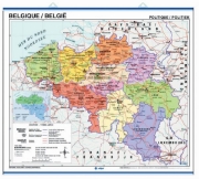 Image de Carte murale de Belgique