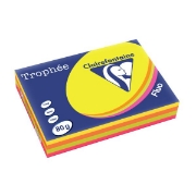 Image de Papier repro A4 fluo, 4 tons de 125 feuilles