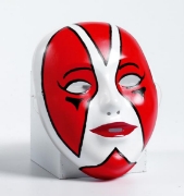 Image de Masques blancs en plastique, les 12