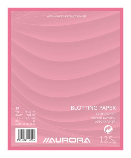 Image de Buvard rose, bloc de 10 feuilles