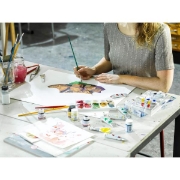 Image de Aquarelle opaque Talens, set de 12 godets