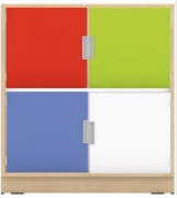 Image de Armoire M avec 1 étagère BLANC