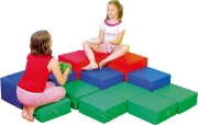 Image de Blocs mousse, les 13, vert/bleu/rouge