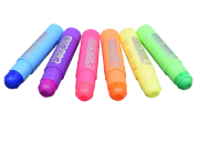 Image de Bâtons de gouache fluo, les 6