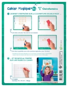 Image de Cahier magique Clairefontaine avec une ardoise, les 10