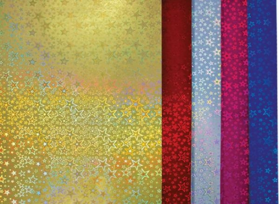 Image de Carton miroir prismatique 25 x 35 cm, les 5