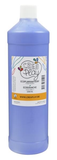 Image de Écogouache 1 litre bleu cobalt