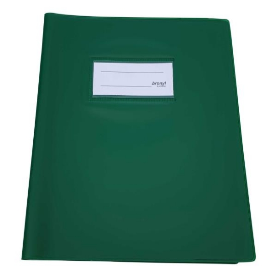 Image de Couvre-cahiers qualité supérieure écolier vert foncé, les 10