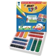 Image de Crayons de couleur Bic Kids Evolution, classpack de 144