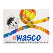 Image de Crayons à la cire Wasco, la boîte de 12