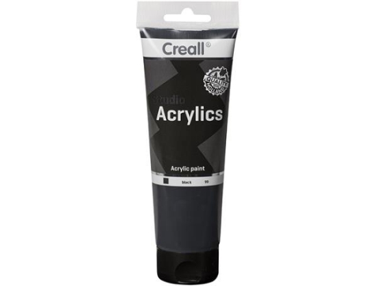 Image de Creall-acryl noir, tube de 250 ml