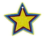 Image de Etoiles de Noël en porcelaine, les 12