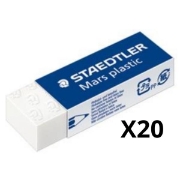 Image de Gomme plastique "Mars" Staedtler, les 20