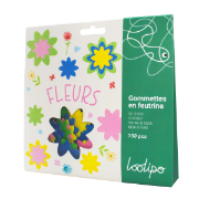 Image de Gommettes feutrine fleurs
