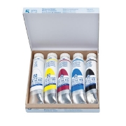 Image de Gouache en tube extra fine Talens, 5 tubes de 20 ml