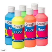 Image de Gouache Creall Fluor 250 ml, set de 6