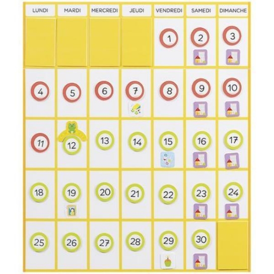 Image de Calendrier magnétique à construire