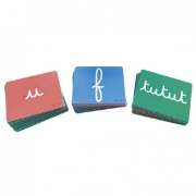Image de Les lettres rugueuses Montessori- Minuscules cursives
