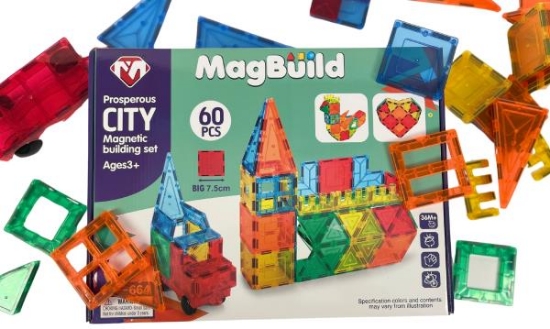 Image de Magbuild - Magictiles 60 pièces