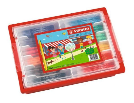 Image de Marqueurs Stabilo Power, classpack de 144