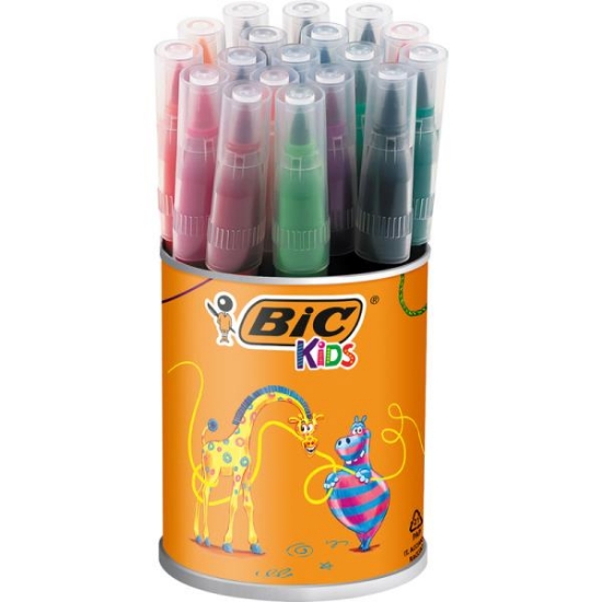 Image de Marqueurs Bic Kids visaquarelle, pot de 18