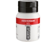 Image de Peinture acrylique Amsterdam 500 ml Blanc de titane couvrant