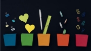 Image de Porte-crayons magnétiques, les 5