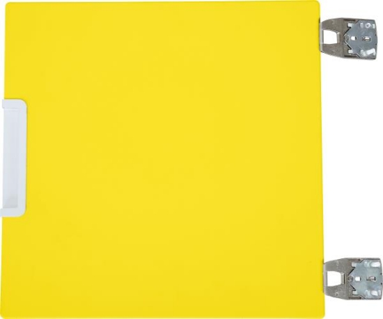Image de Petite porte jaune avec amortisseurs