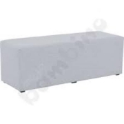 Image de Pouf Inflamea triple gris clair