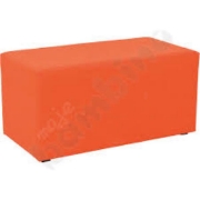 Image de Pouf Inflamea double orange