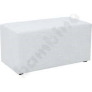 Image de Pouf Inflamea double gris clair
