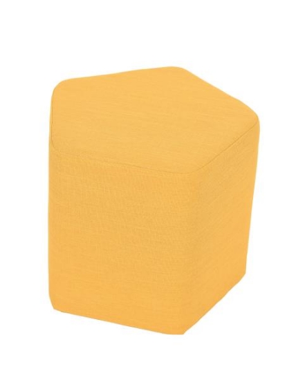 Image de Pouf Inflamea à 5 côtés, jaune