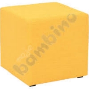 Image de Pouf Inflamea simple moutarde