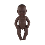 Image de Poupée garçon africain, 32 cm