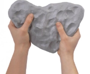 Image de Pâte à modeler autodurcissante 1kg Grise