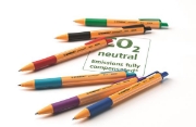 Image de Stylo-bille neutre en carbone Stabilo pointball, vert