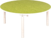 Image de Tablette antibruit Plus ronde - Ø 120 cm bleue
