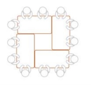 Image de Table réglable en hauteur RONY RECTANGLE