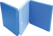 Image de 1 tapis pliable en 3 - Bleu clair-Bleu foncé