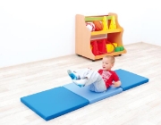 Image de 1 tapis pliable en 3 - Bleu clair-Bleu foncé