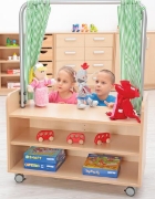 Image de Cadre métal avec rideaux