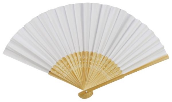 Image de Eventail en papier à décorer, les 12